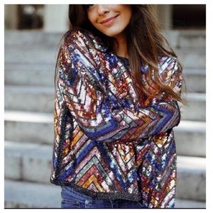 Zara Sequin Sweater